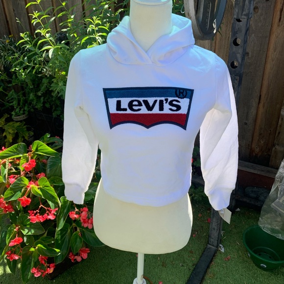 Levi's Hoodie White Kids Hoody - Picture 1 of 6